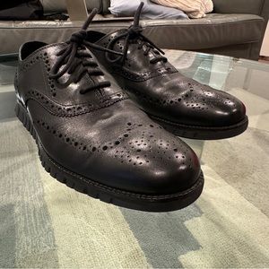 Cole Haan ZERØGRAND Wingtip Oxford Size 11.5M C20719 Black